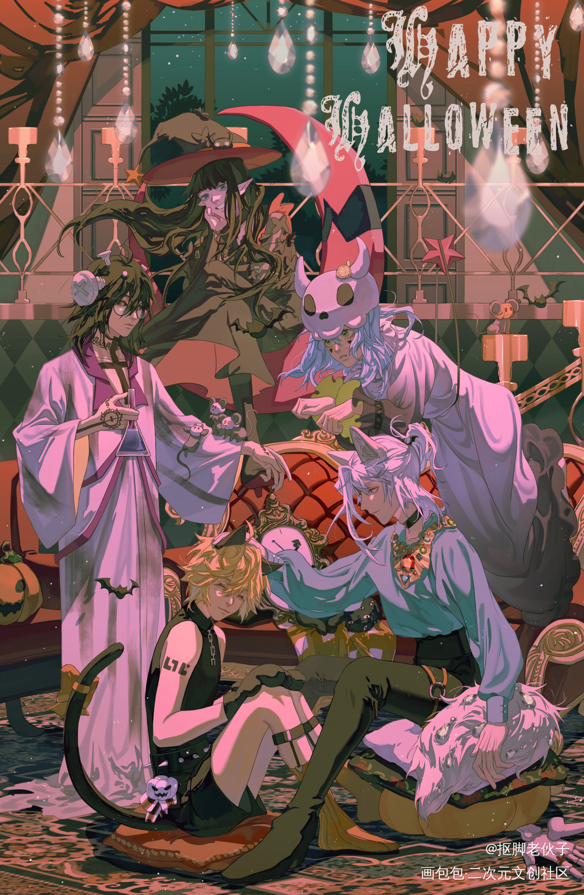 万圣_凹凸世界瑞金绘画作品