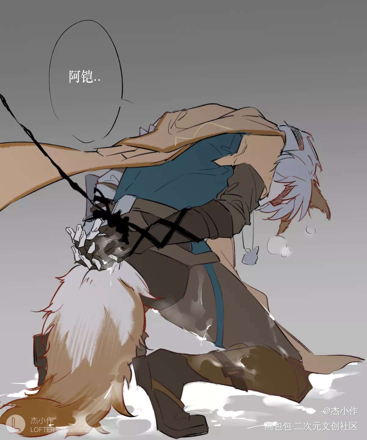 【铠约】_王者荣耀铠约铠百里守约绘画作品