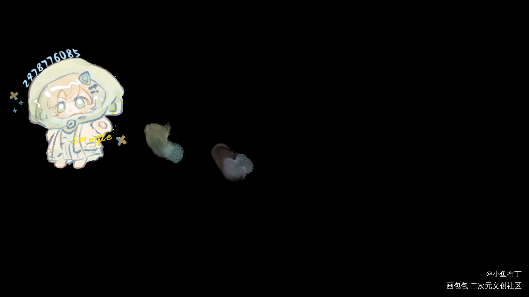 oc_摸鱼约稿oc绘画作品
