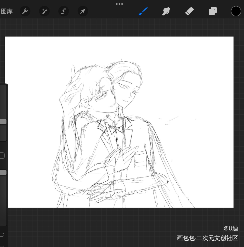 黎叔叔～我把我自己送给你怎么样_谁把谁当真188男团赵锦辛黎朔手绘绘画作品