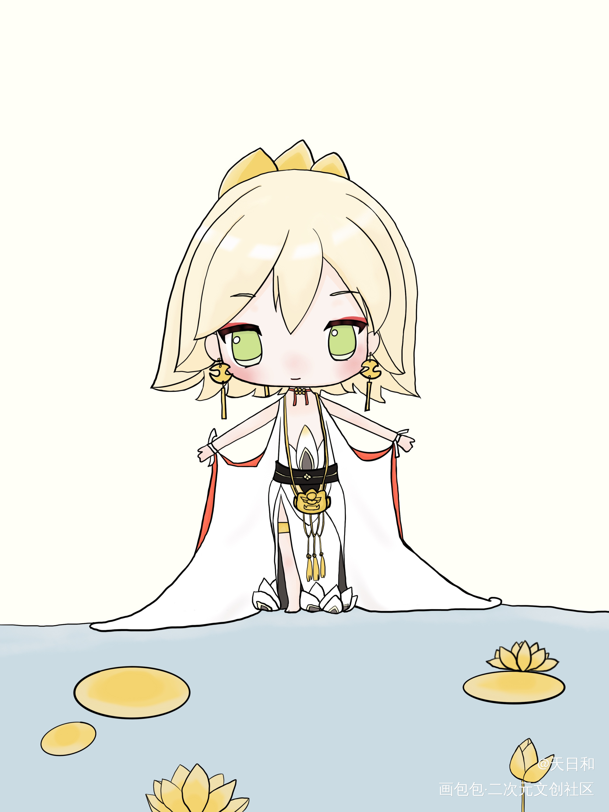练习作品ヾ(❀╹◡╹)ﾉ~_阴阳师修帝帝释天绘画作品