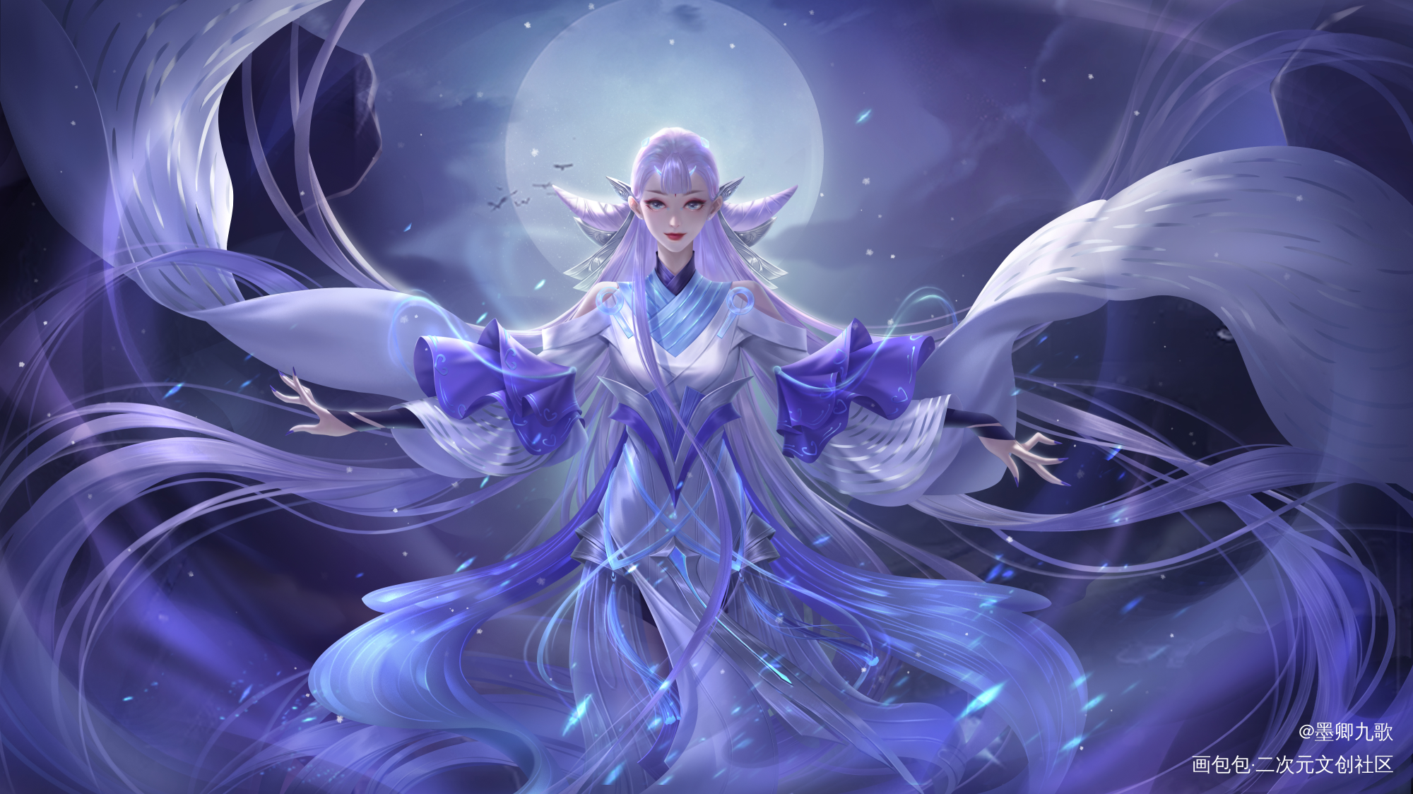谁能不爱美人！_王者荣耀厚涂求点评我要上首推插画绘画作品