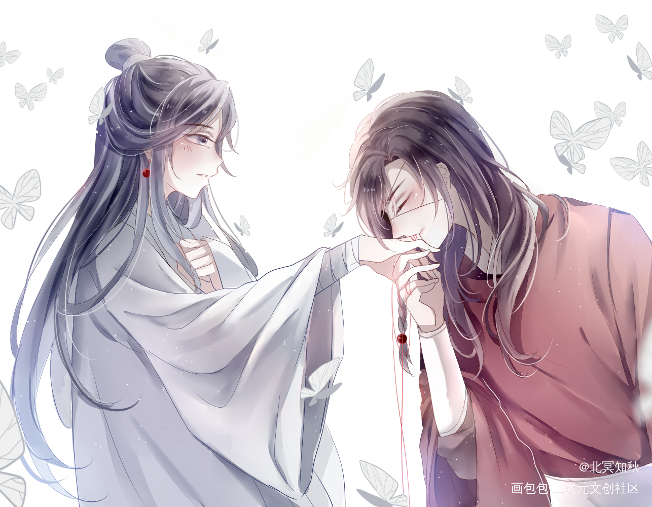_天官赐福花怜谢怜花城绘画作品