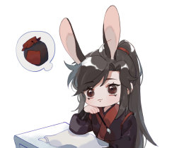 课堂走私的羡羡_绘画作品