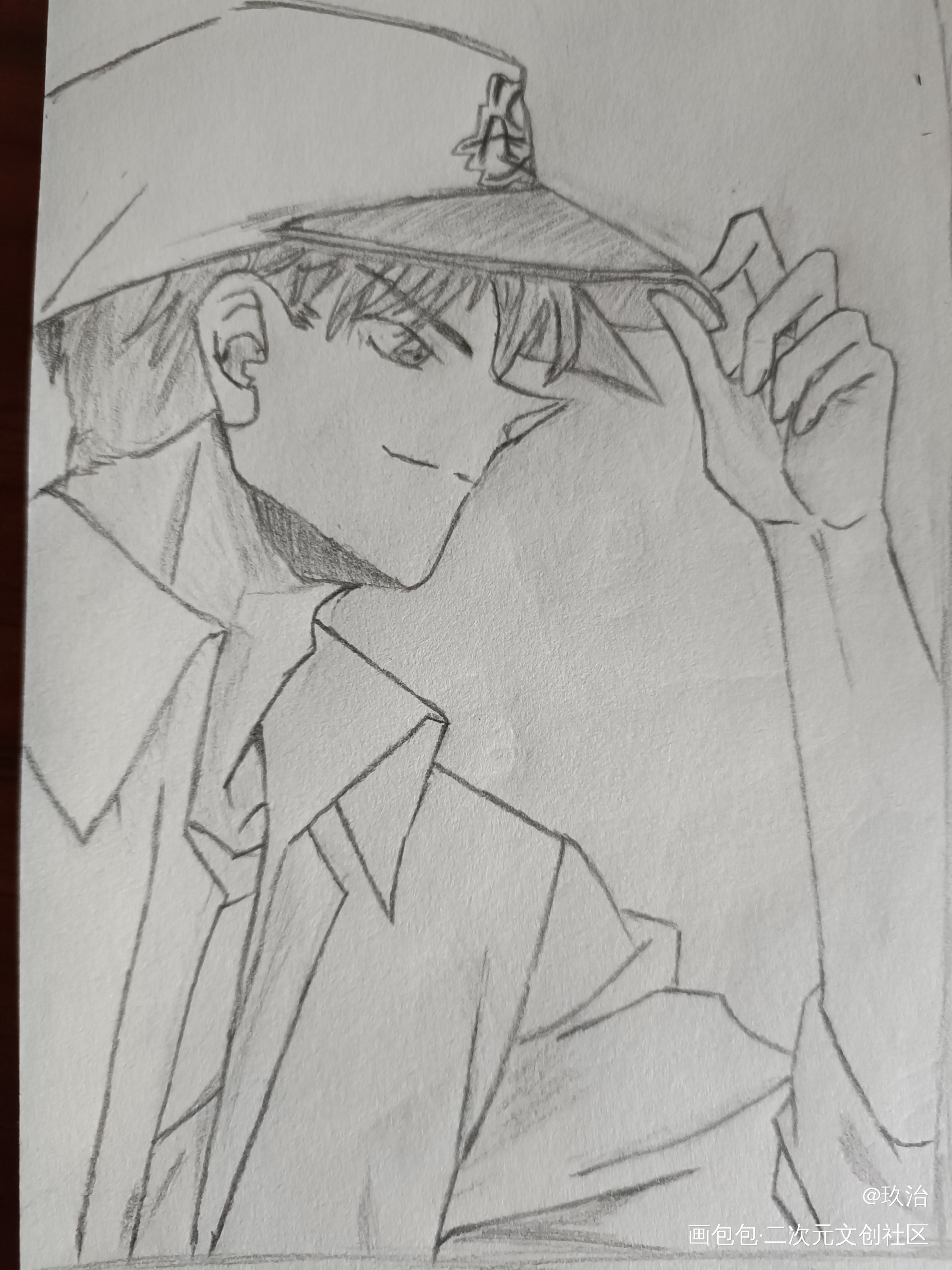 平次_名侦探柯南摸鱼页绘画作品