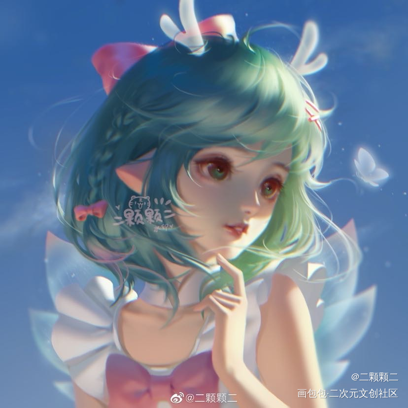 瑶瑶_王者荣耀瑶厚涂头像同人绘画绘画作品