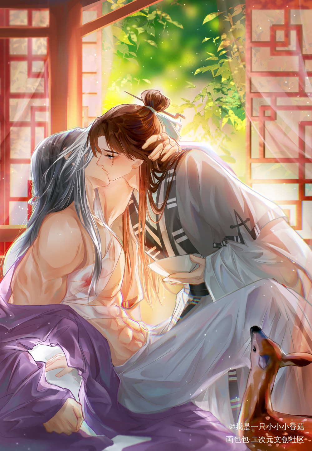 药太苦了…_山河剑心千秋晏沈绘画作品