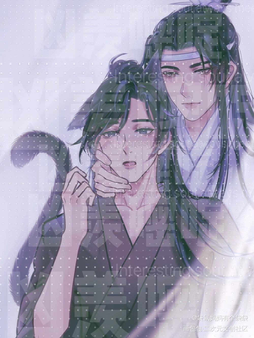 小黄送我滴_魔道祖师忘羡绘画作品