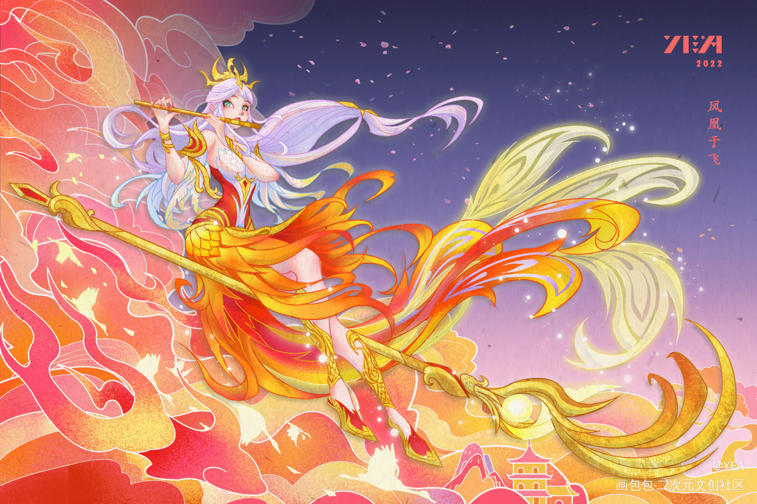 王者同人-西施，王昭君_王者荣耀西施王昭君插画同人绘画作品