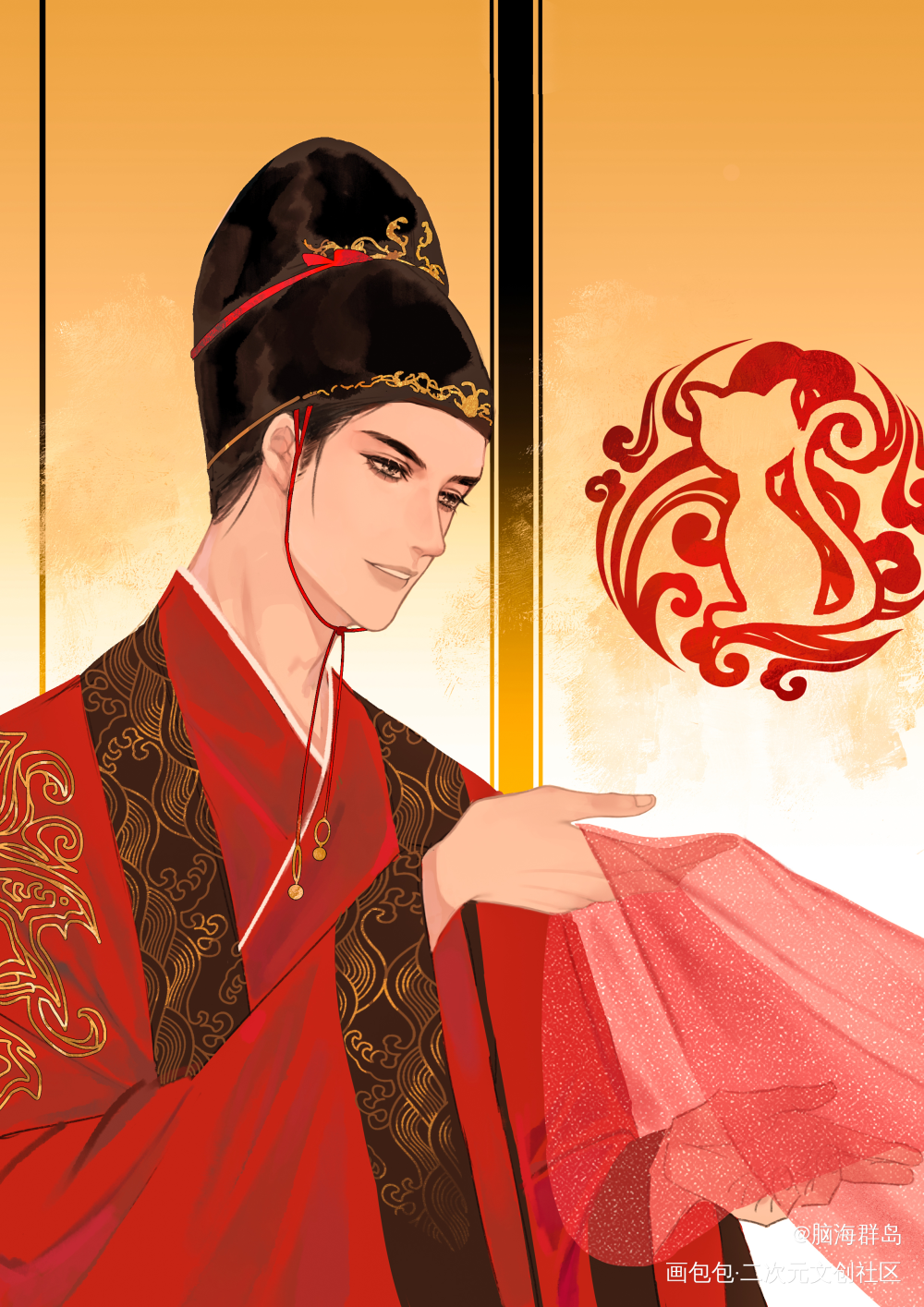 猫鼠大婚_猫鼠白玉堂展昭三侠五义绘画作品