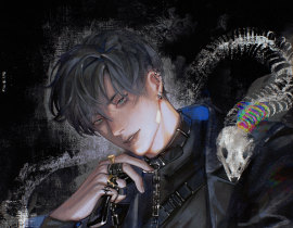 大狗勾_绘画作品