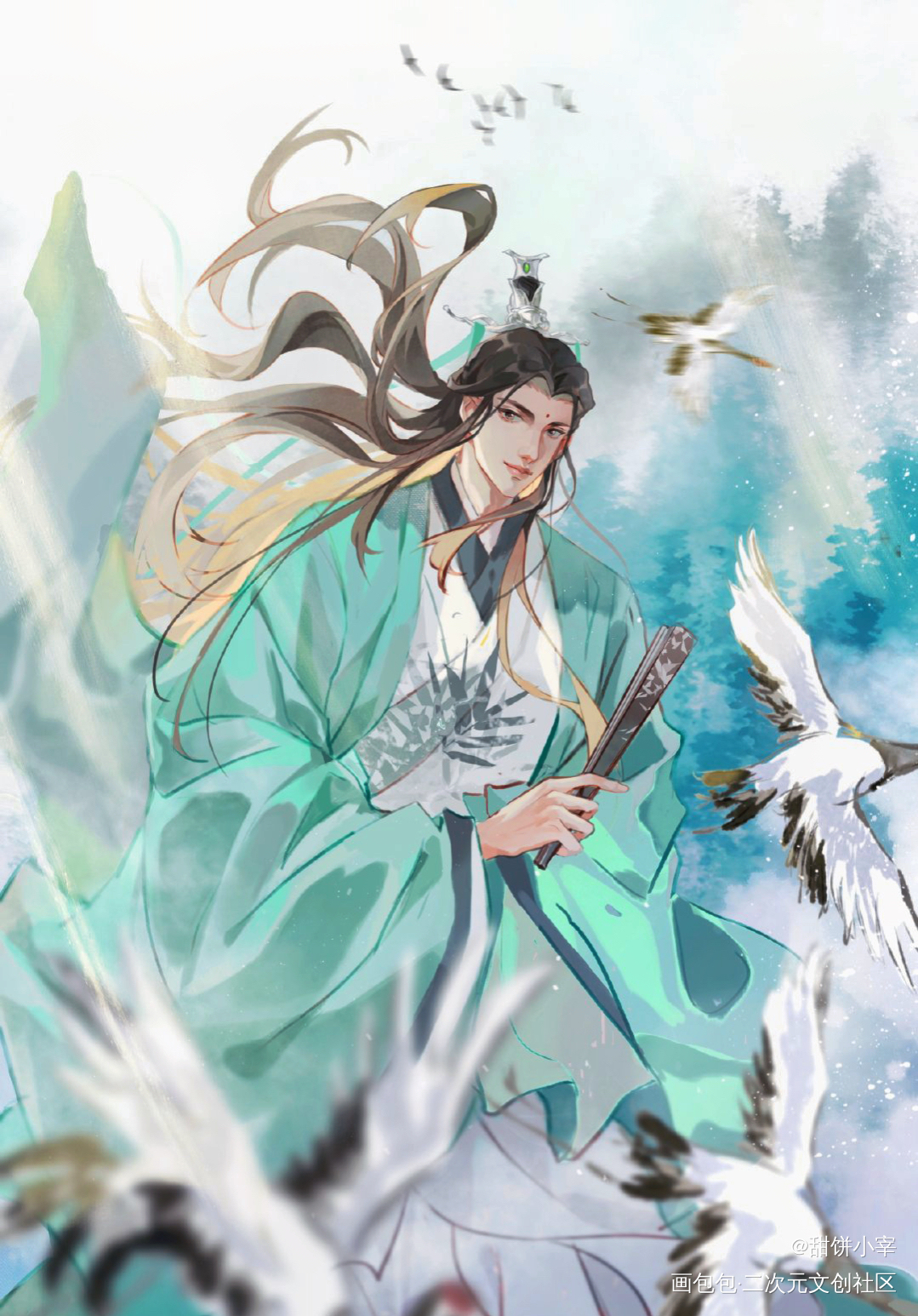 沈清秋_人渣反派自救系统古风墨香铜臭绘画作品