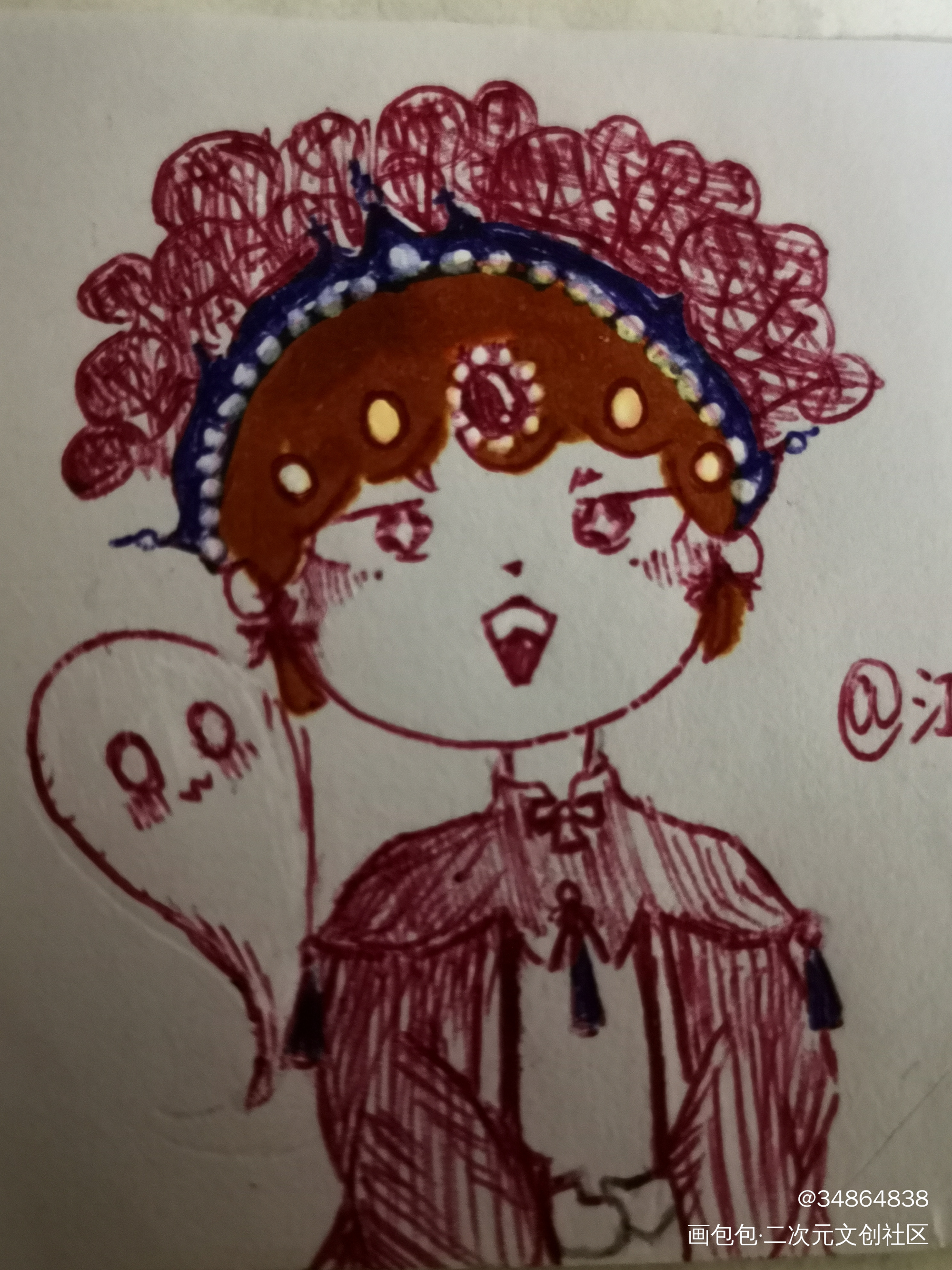 _摸鱼页绘画作品