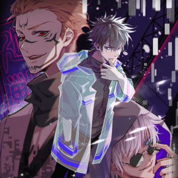 【咒术回战】_咒术回战伏黑惠两面宿傩五条悟绘画作品