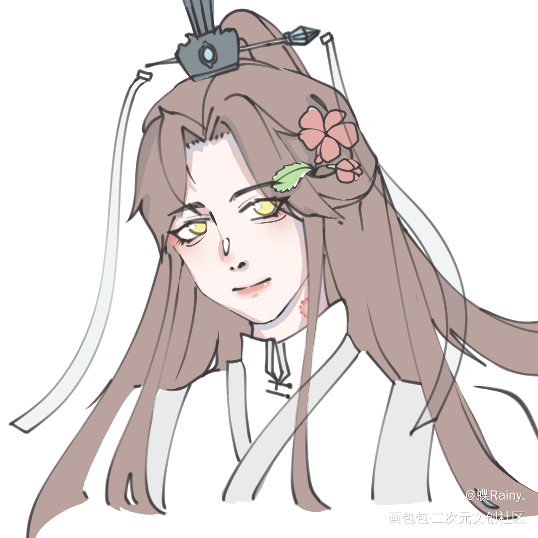 玉衡长老_二哈和他的白猫师尊绘画作品