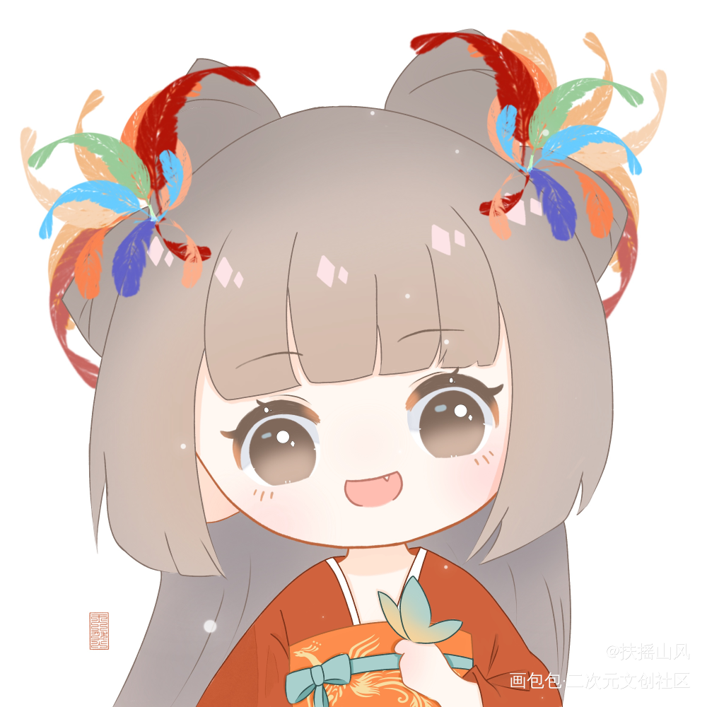 鸡毛掸子水坑_六爻板绘涂Q版同人priest绘画作品