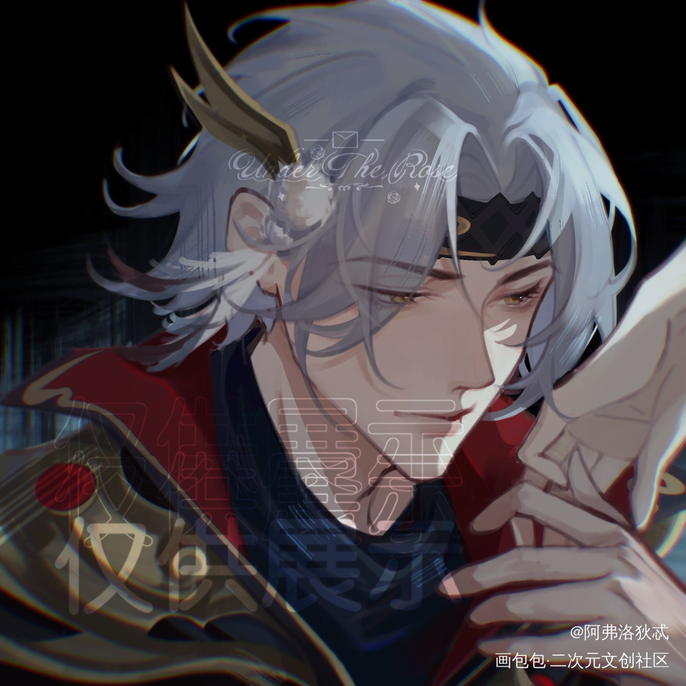 小将军_王者荣耀东方曜板绘涂摸鱼页procreate绘画作品