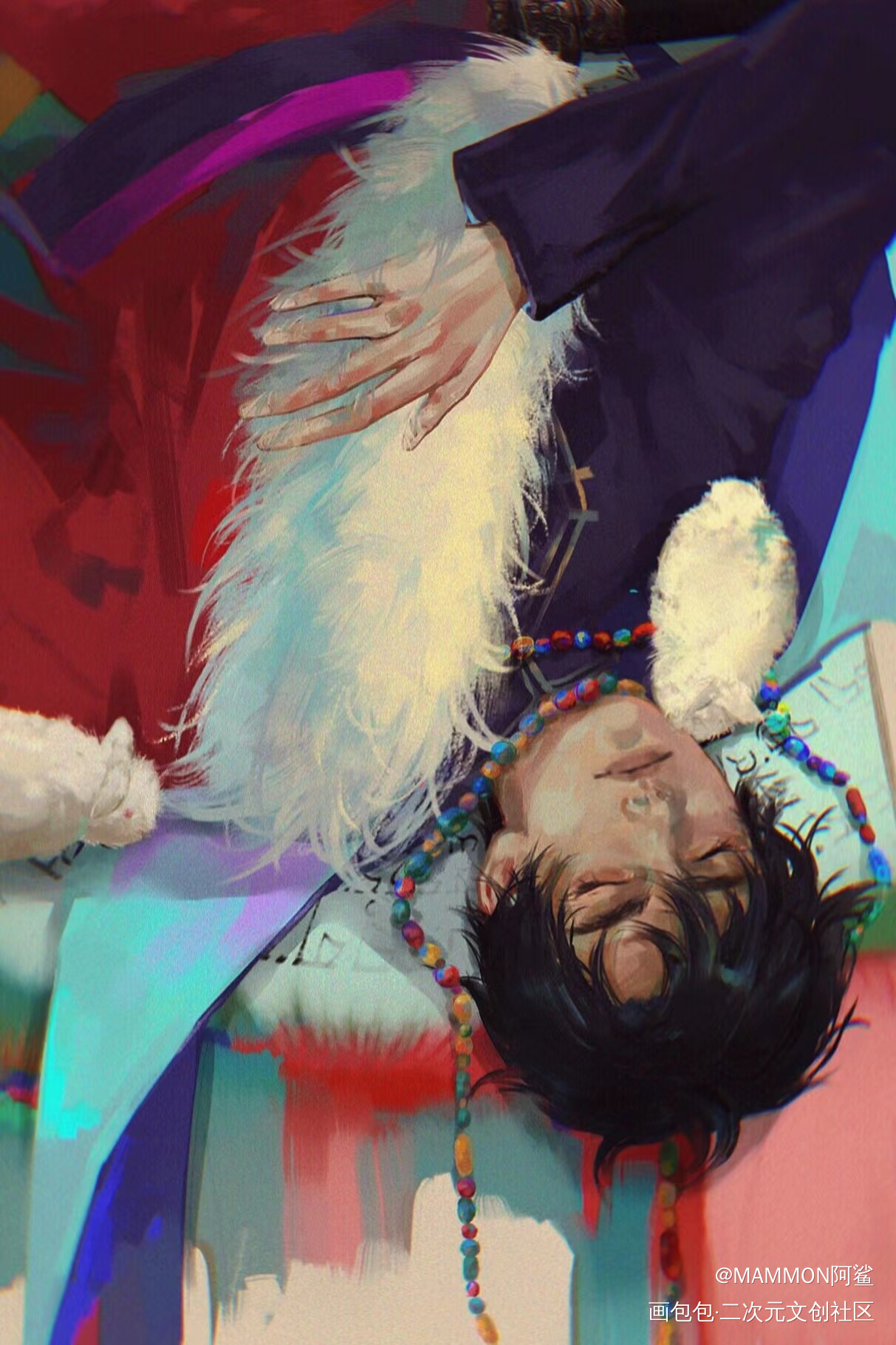眠_盗墓笔记张起灵绘画作品