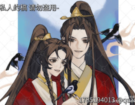 群秀古风大婚_绘画作品