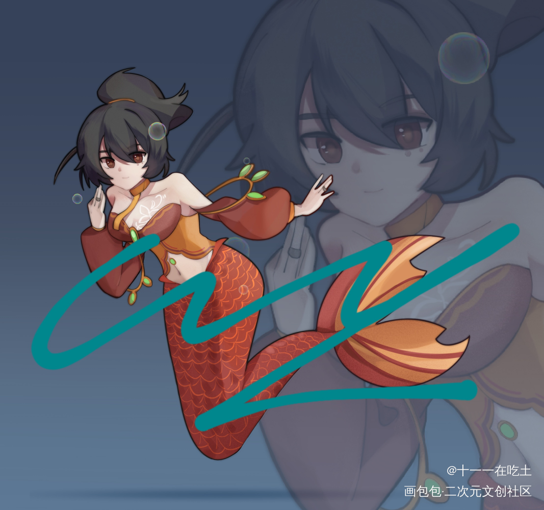 稿_客单展示约稿oc绘画作品