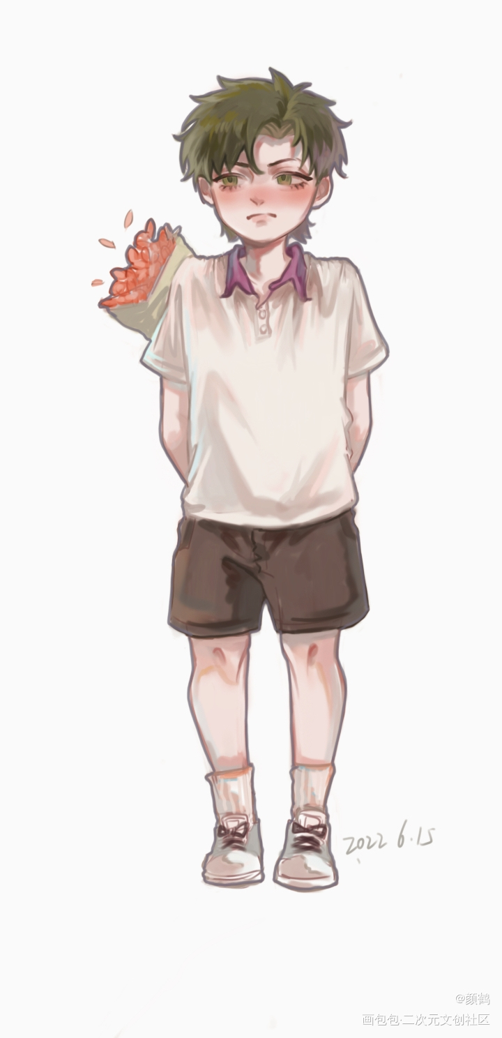 屑次子_间谍过家家同人摸鱼绘画作品