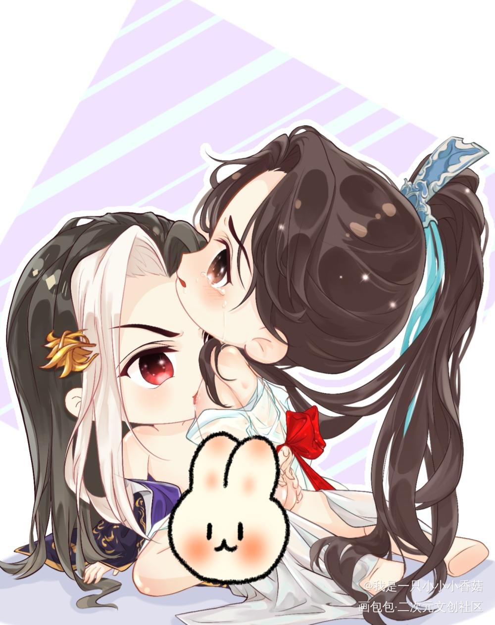 之前的一套丘丘飞切（图一）_山河剑心千秋晏沈绘画作品