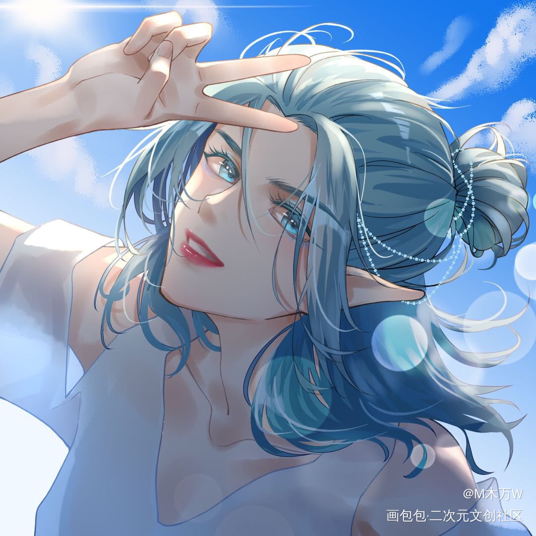小精灵_188男团温小辉绘画作品