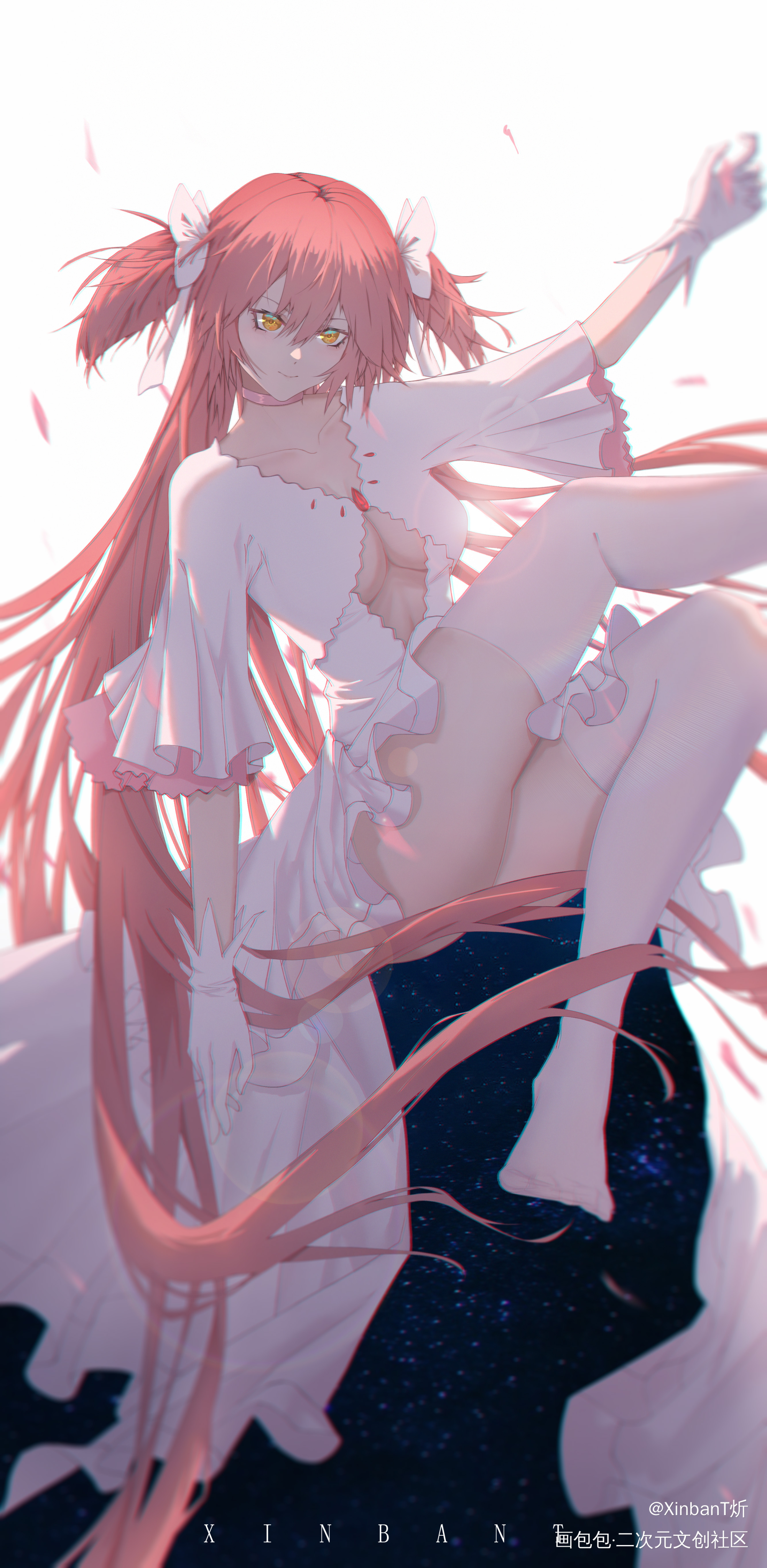 新人报道_魔法少女小圆插画绘画绘画作品