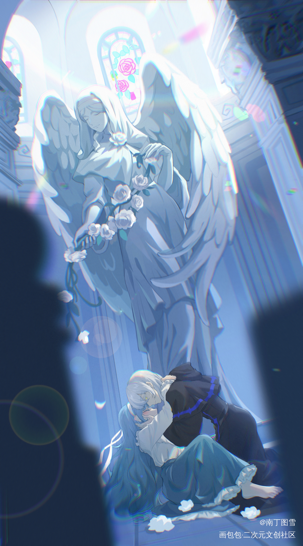 She is my god_插画囚雁procreate原创oc绘画原创oc绘画作品