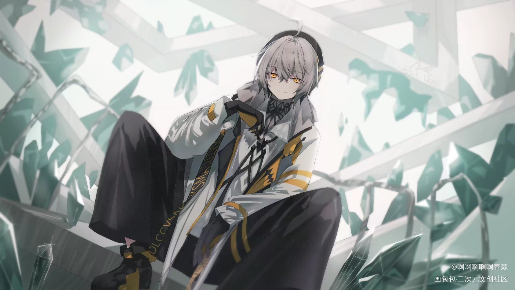 oc_个人设计插画创意原创角色插画二次元板绘绘画作品