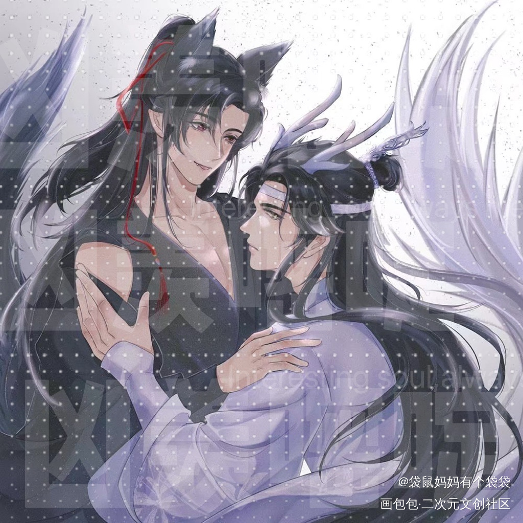 还是小黄吖_魔道祖师忘羡绘画作品