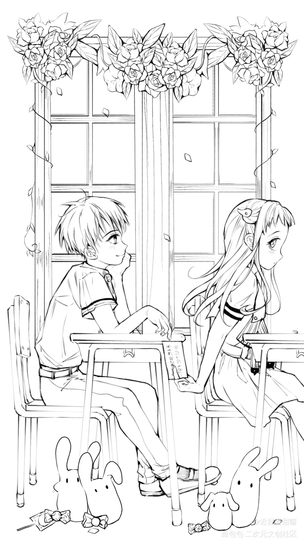 地缚少年花子君_地缚少年花子君花宁绘画作品