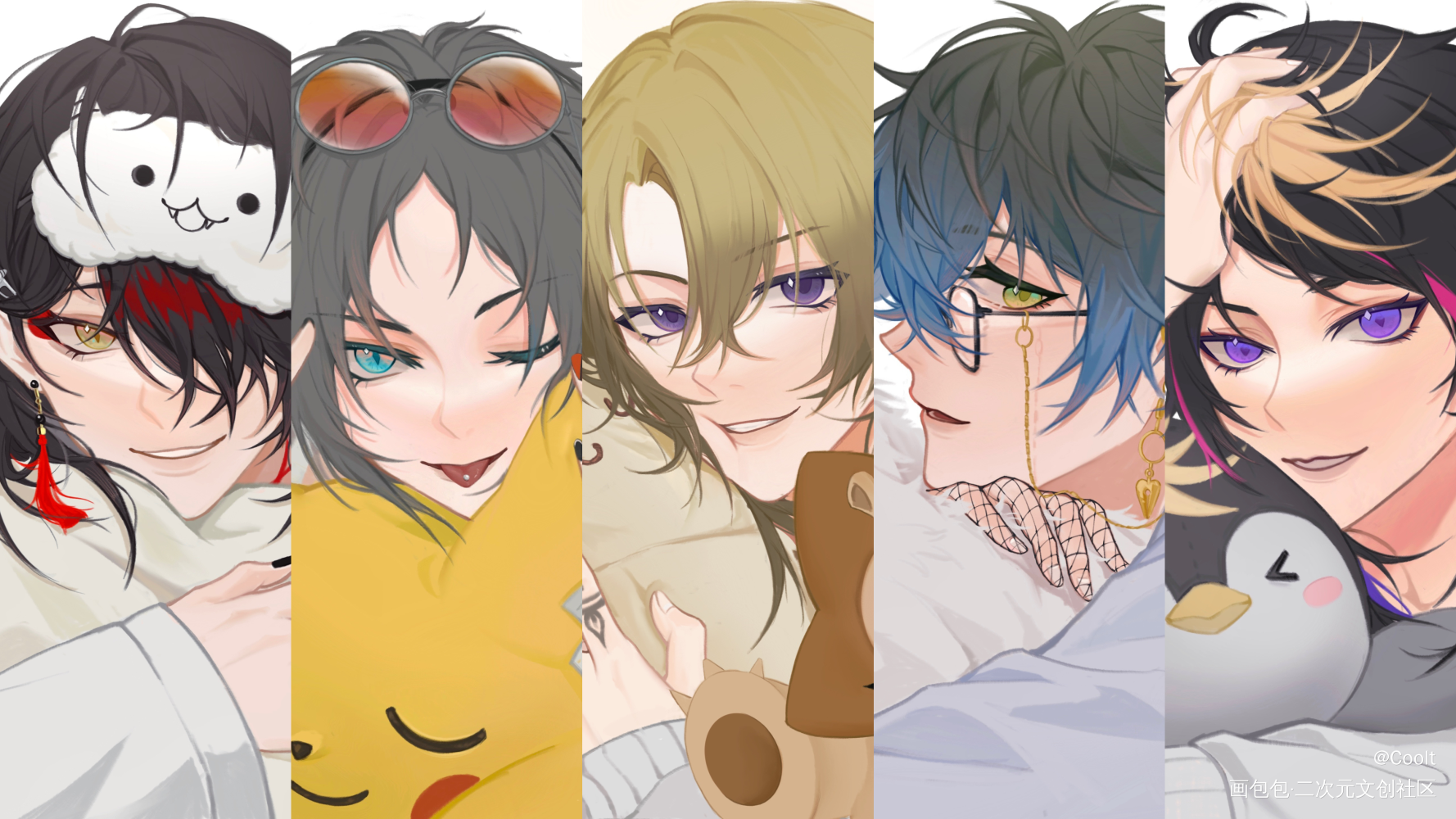 ❤️🧡💛💙💜🧸_shuyamino板绘涂luxiemikeevelandLucakaneshirovoxakumamystarias绘画作品