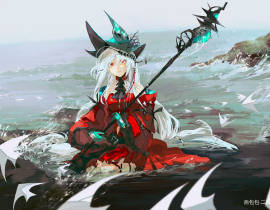 潮鳴り_绘画作品