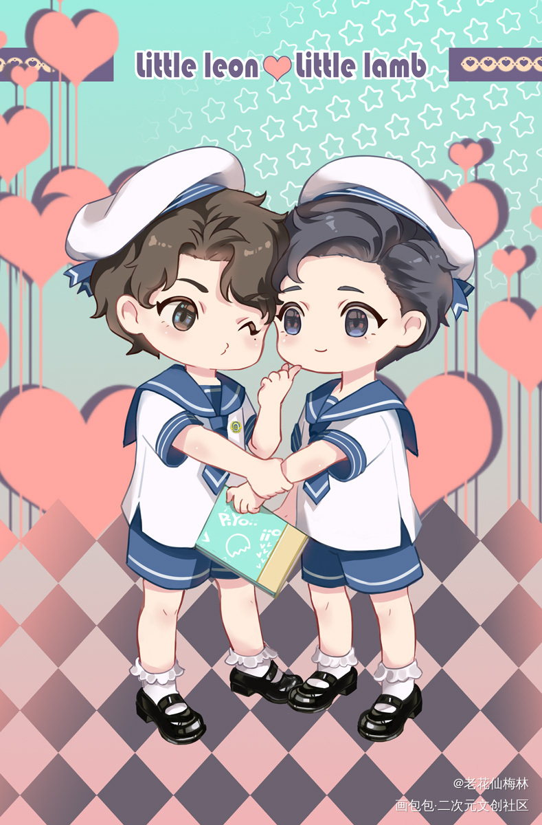 黏黏糊糊的小学生_谁把谁当真妹叔黎朔赵锦辛板绘涂绘画作品