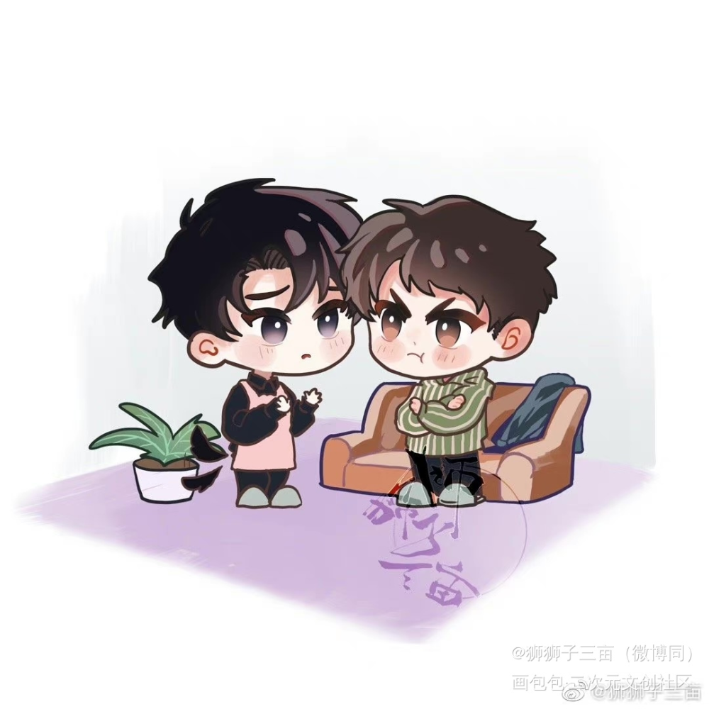 职业替身QQ版_职业替身188男团晏周绘画作品