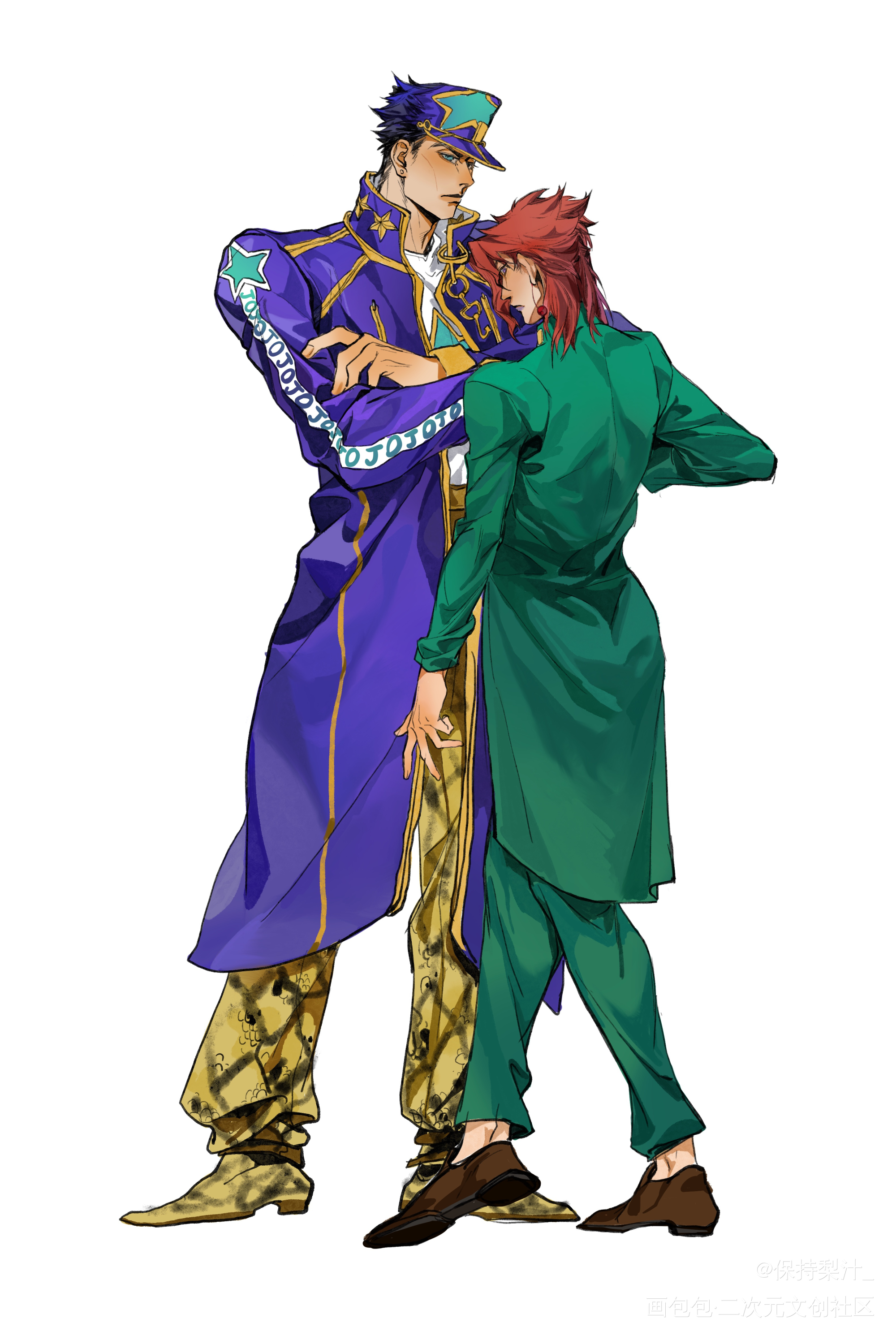 _JOJO的奇妙冒险承花绘画作品