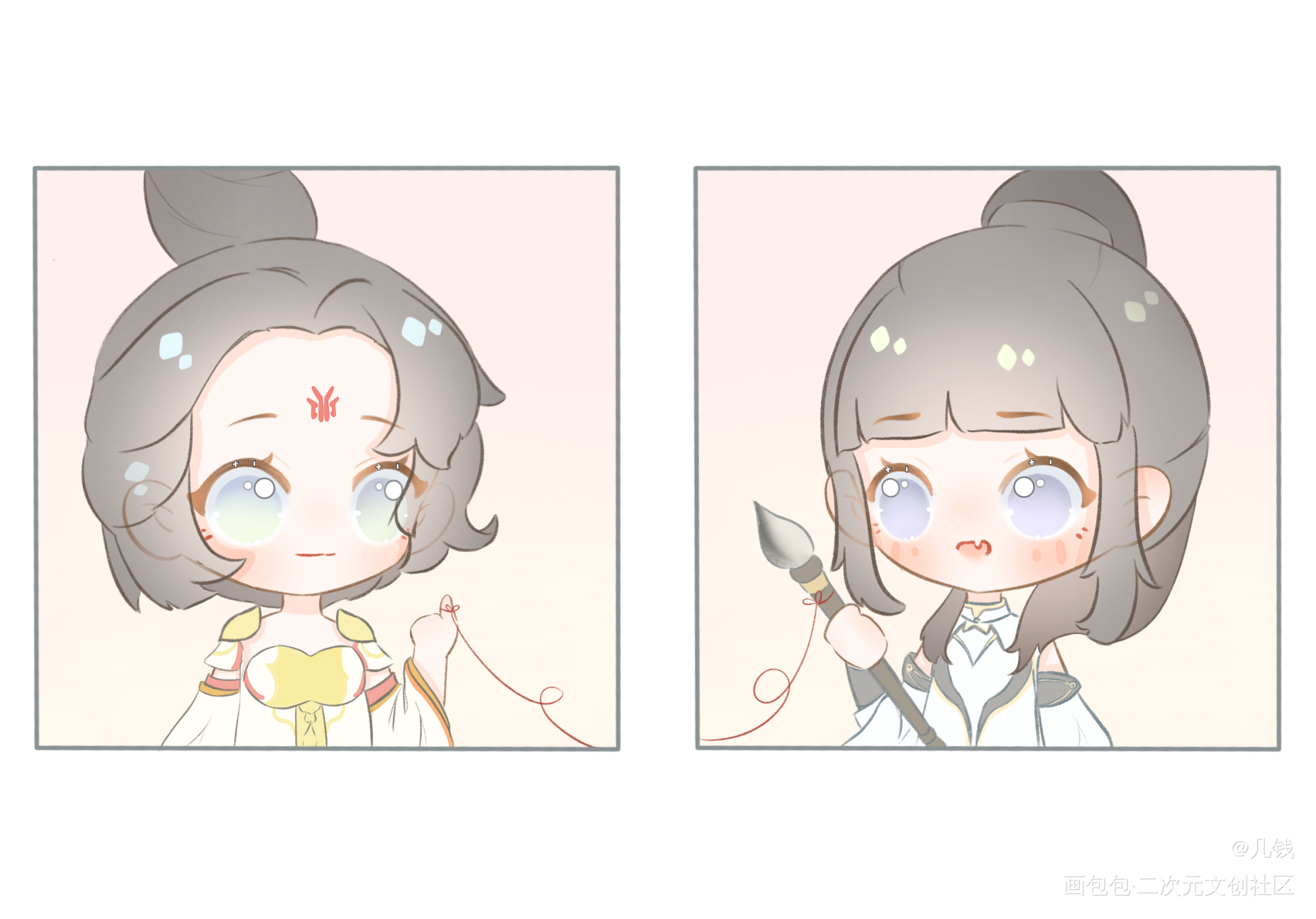 武婉就是yyds！_王者荣耀武婉绘画作品