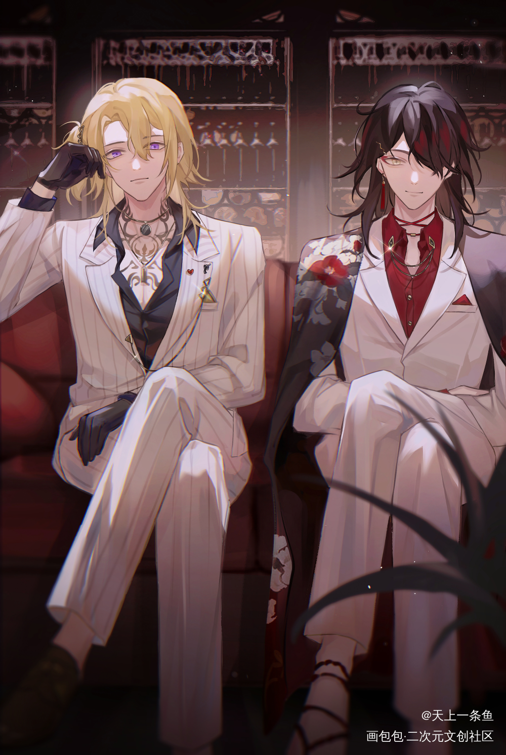 スナック_LucakaneshirovoxakumaVtuber绘画作品