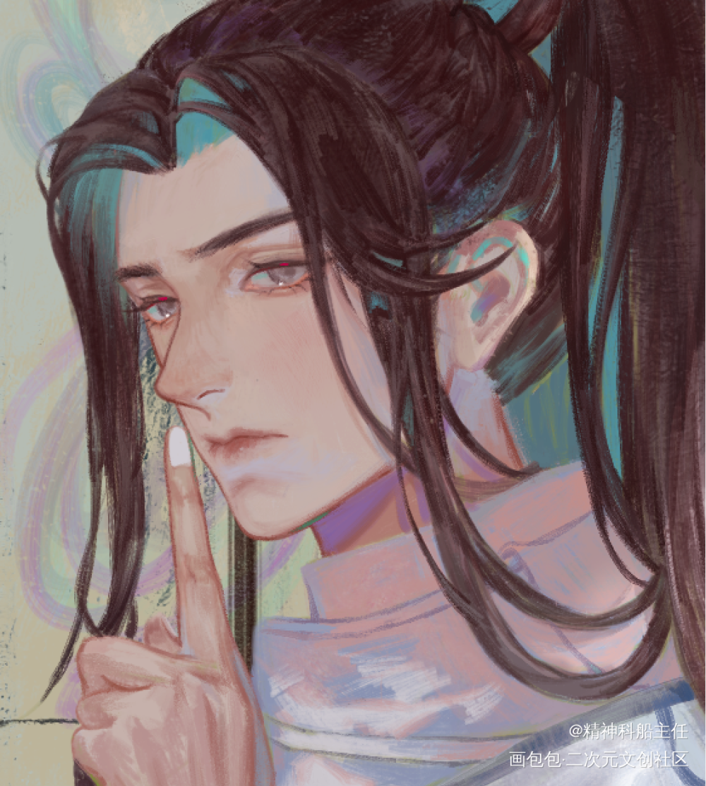 嘘——_古风明不详天之下绘画绘画作品