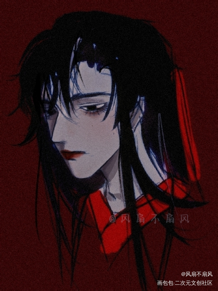 还是之前画的老祖羡_魔道祖师魏婴魏无羡绘画作品