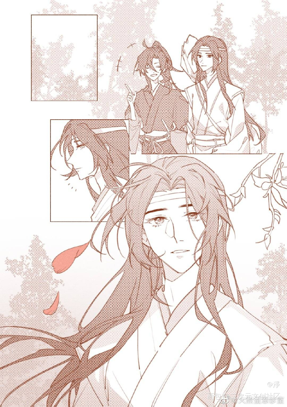 _魔道祖师忘羡绘画作品