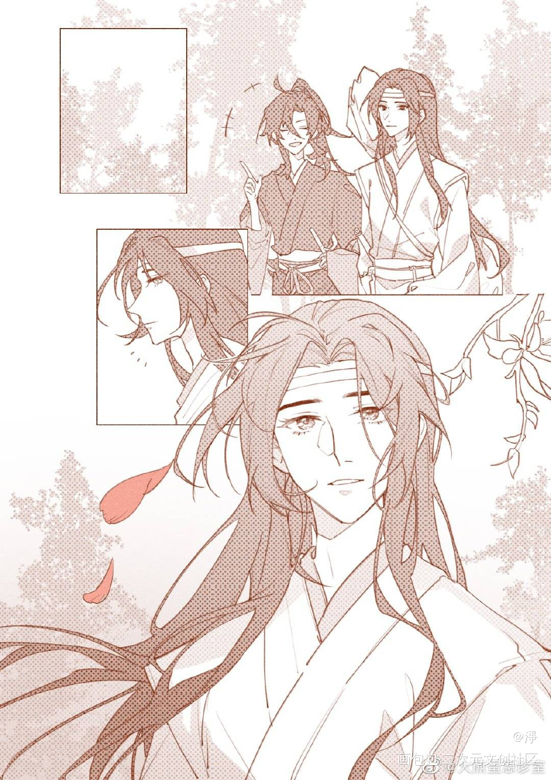 _魔道祖师忘羡绘画作品