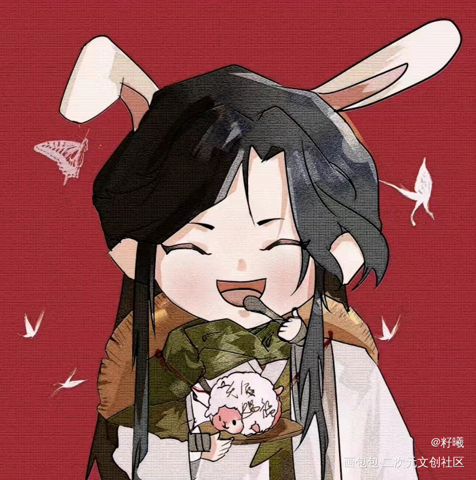 怜怜贺图_天官赐福花怜谢怜绘画作品