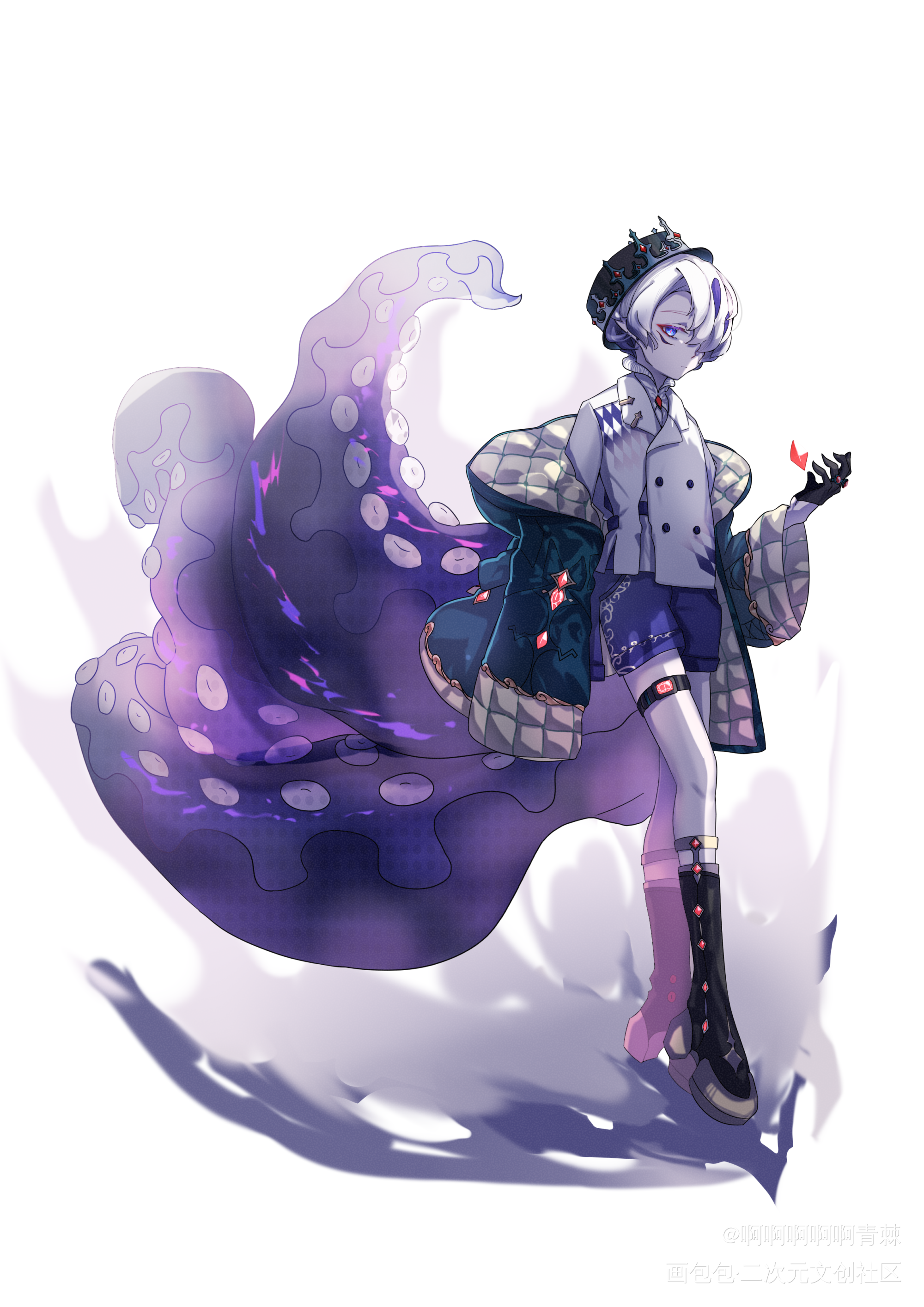 oc_个人设计插画创意原创角色插画二次元板绘绘画作品