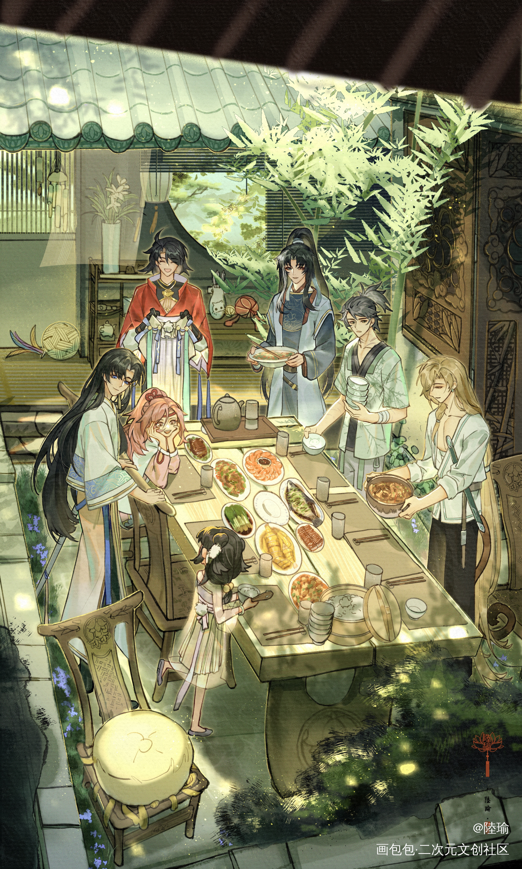 _188男团周丁洛温妹叔绘画作品