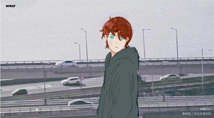 假如oc在现实……_procreate原创oc绘画作品