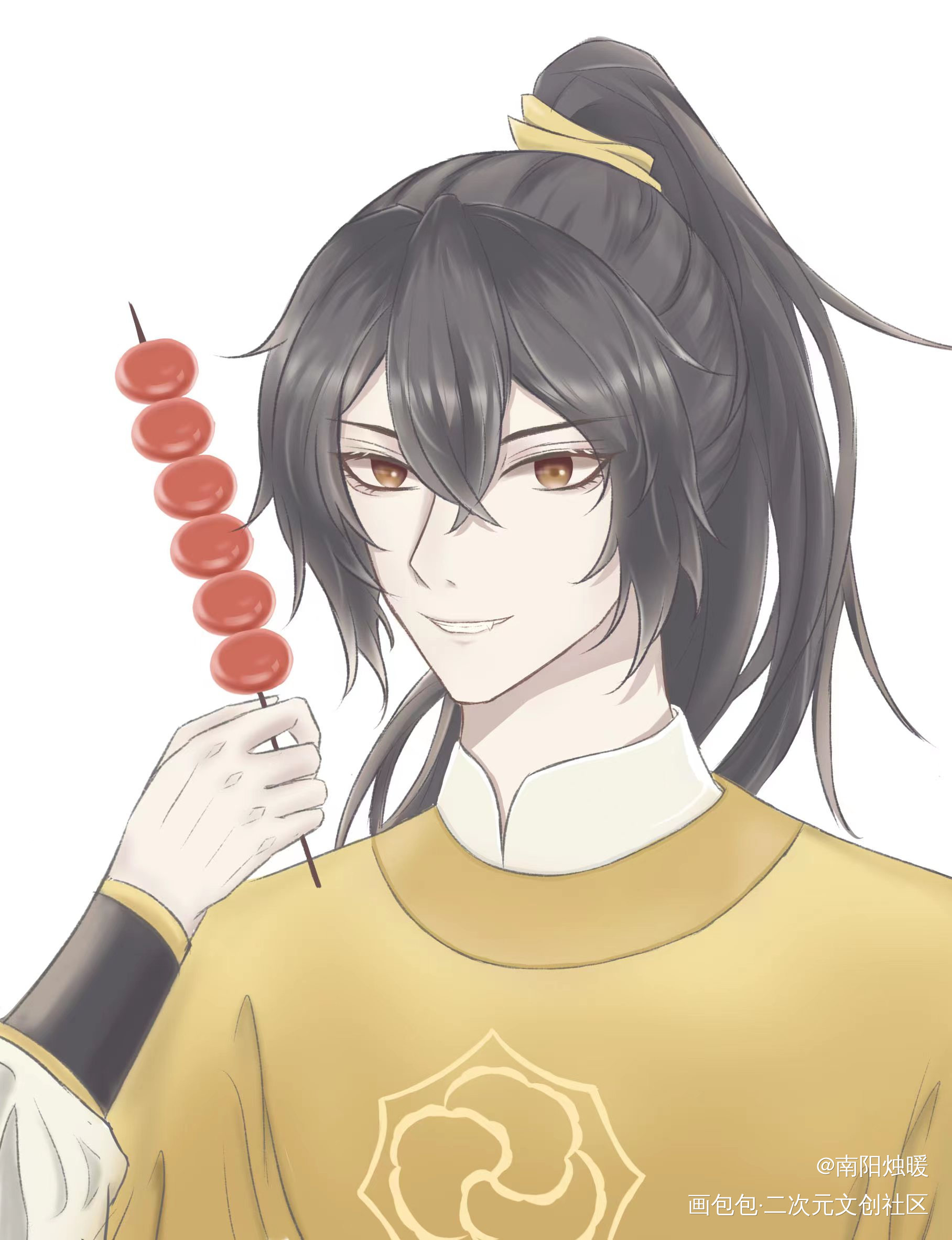 吃糖葫芦吗？_薛洋绘画作品