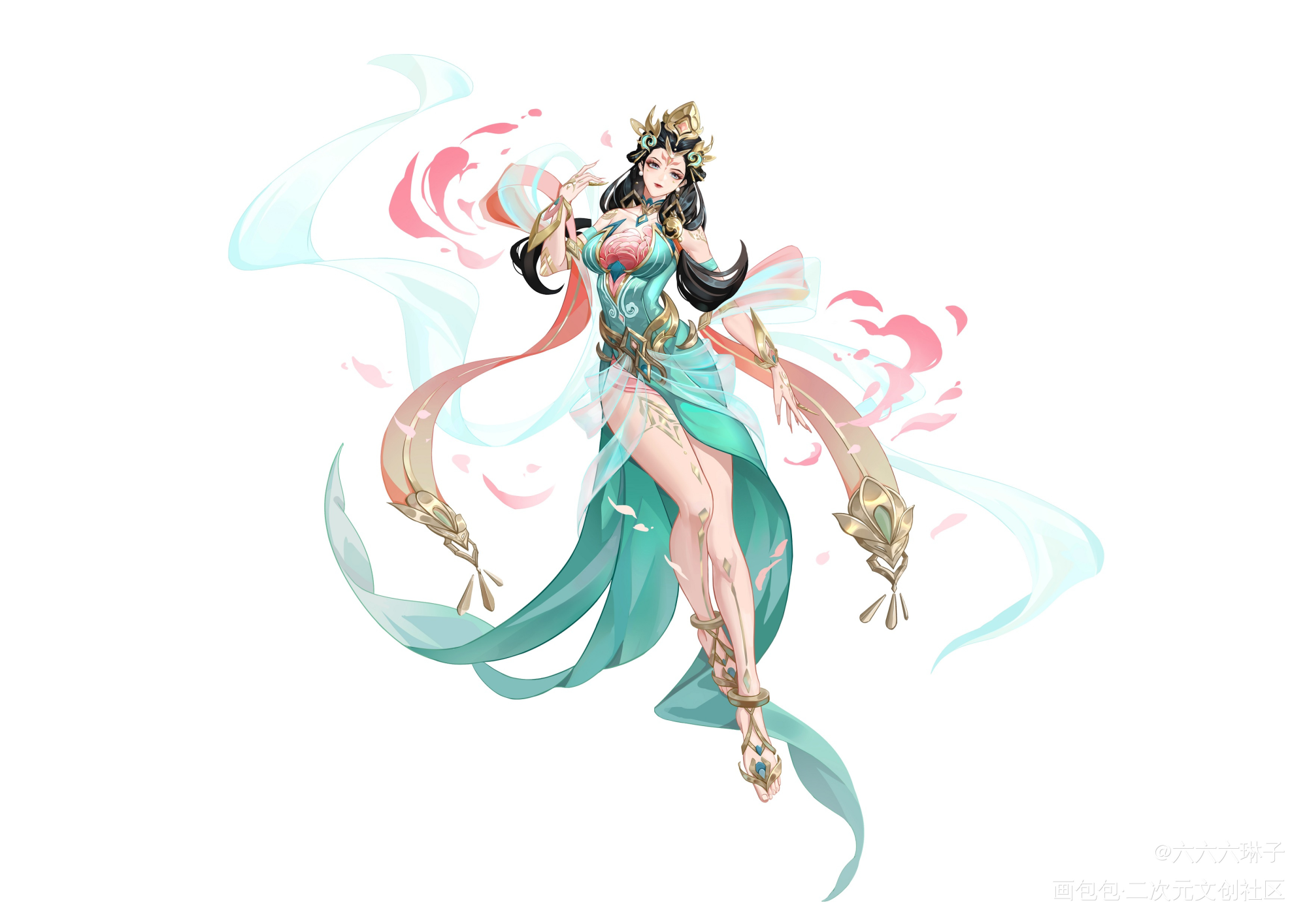 杨玉环_王者荣耀杨玉环绘画作品