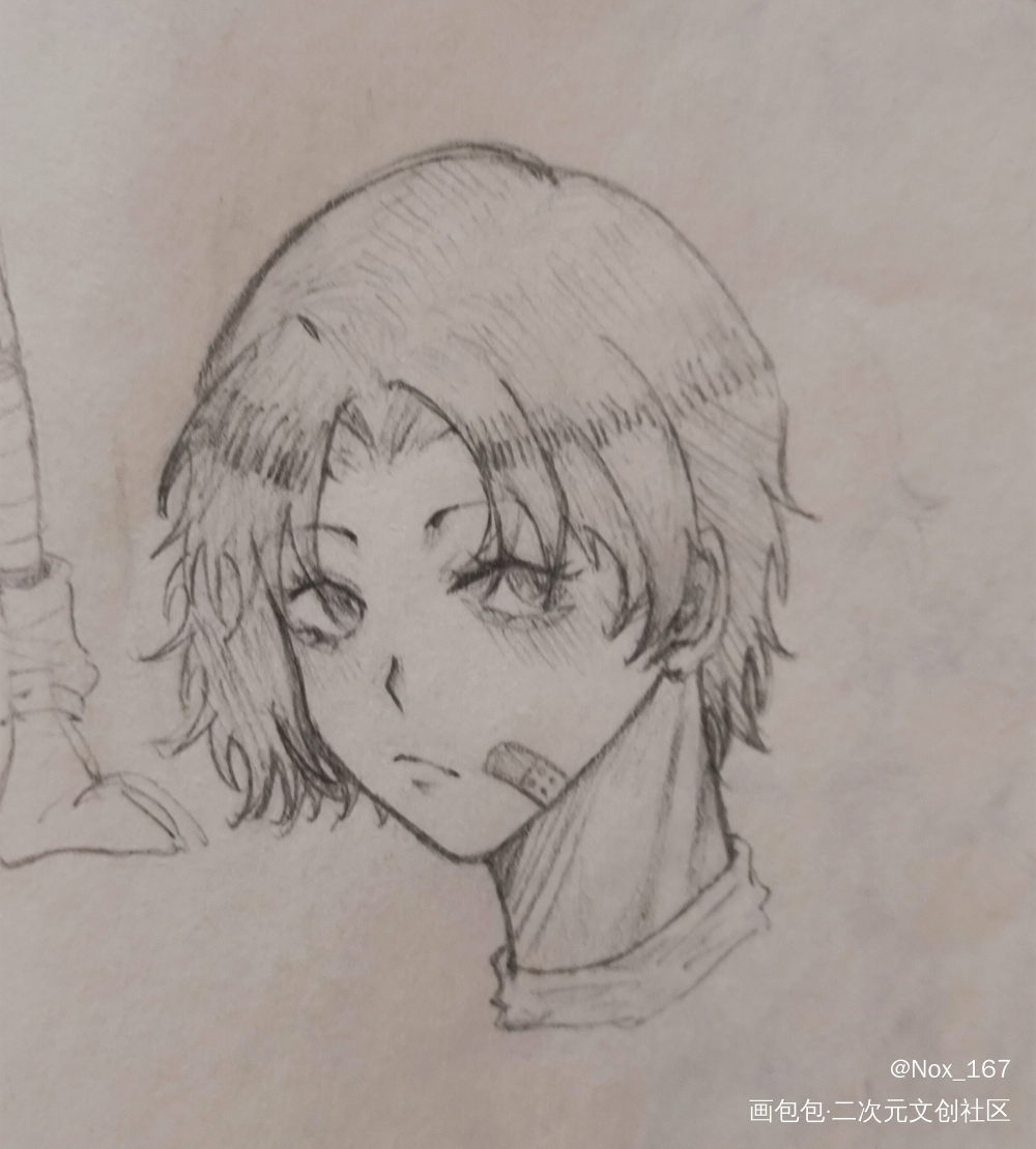 发发_铅笔接稿画画绘画练习摸鱼绘画作品